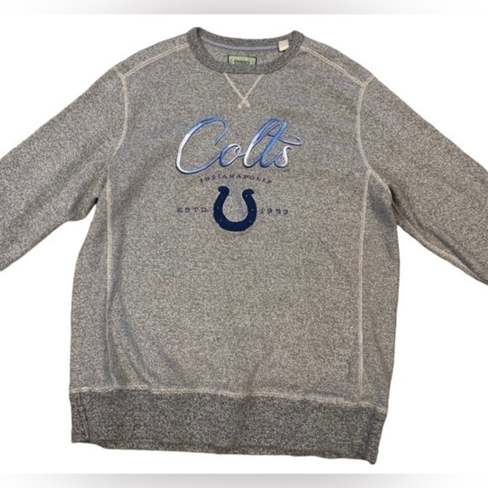 Tommy Bahama Windward NFL Indianapolis Colts Crewneck Sweatshirt Sz‎ L